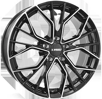 itWHEELS Tiara gloss black polished (8.5x20) schwarz