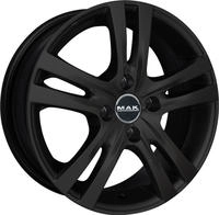 Mak Zenith gloss black 4.5x14 ET37 - LK4/100 ML60.1 Alufelge schwarz