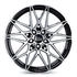 MAM B2N black front polish (8.5x19) schwarz