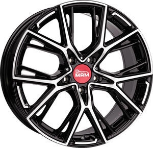MAM B4 black front polish (8.5x19) schwarz