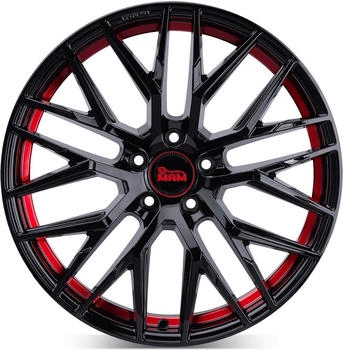 MAM RS4 black painted red inside (8x18) schwarz
