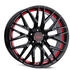 MAM RS4 black painted red inside (8x18) schwarz