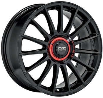 OZ Superturismo Evoluzione gloss black (8x18) schwarz