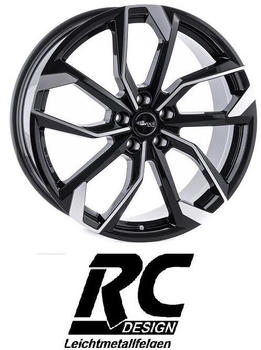 RC Design RC34 schwarz front-poliert (8.5x18) schwarz