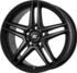 RC Design RCD17 satin-black lackiert (8x18) schwarz