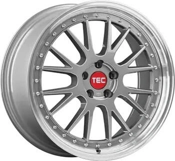 TEC by ASA GT EVO titan-polished-lip (8x18) grau
