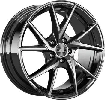 Alutec ADX.01 diamant-schwarz frontpoliert (7.5x18) schwarz