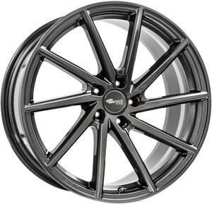 Brock B37 dark-sparkle lackiert (8x18) schwarz