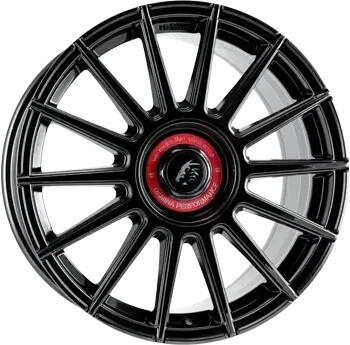 Damina Performance Performance DM09 black - Inlay red (8x18) schwarz