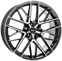 Momo RFX01 black matt polish 10.5x21 ET18 - LK5/112 ML66.6 Alufelge schwarz