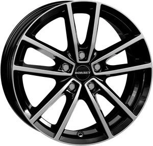 Borbet W black polished glossy (8x19) schwarz