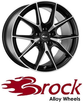 Brock B40 schwarz front-poliert (8x19) schwarz