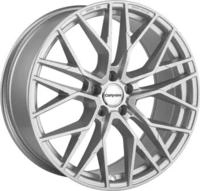 Carmani 20 Ludwig white silver 8.5x19 ET40 - LK5/112 ML66.6 Alufelge wei&szlig;