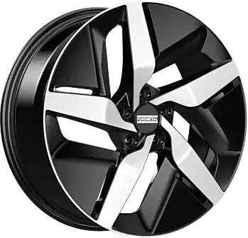 Fondmetal E-Joule glossy black machined (9.5x19) schwarz