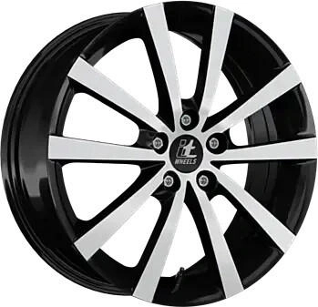 itWHEELS Alice gloss black polished (7.5x18) schwarz