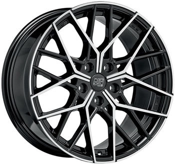MSW Wheels 74 gloss black full polished (8.5x20) schwarz