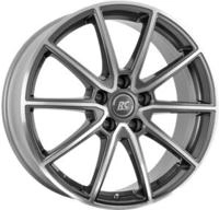 RC-Design RC32 himalaya-grey front-poliert 7.5x18 ET23 - LK5/112 ML66.6 Alufelge grau