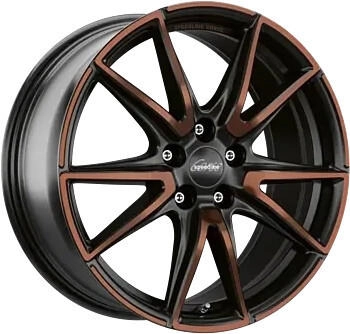 Ronal SL6 Vettore jetblack-copper matt (8.5x19) kupfer