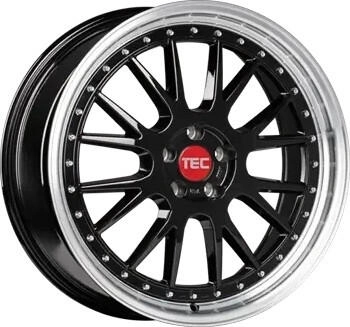 TEC by ASA GT EVO black-polished-lip (8.5x19) schwarz