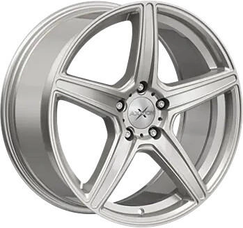 Axxion AX7 solid titanium silber matt lackiert (8x18) grau