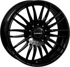 Borbet CW3 black glossy (9x20) schwarz