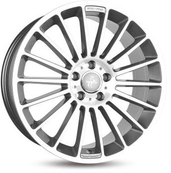 Keskin KT15 Speed palladium front polish (8.5x19) grau