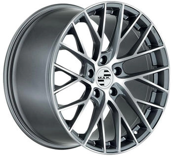 MAK Monaco gun metallic mirror (8.5x19) grau
