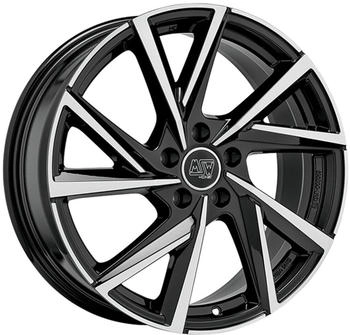 MSW Wheels 80/5 gloss black full polished (7x17) schwarz