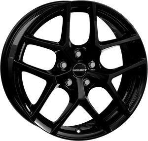 Borbet Y black glossy (8.5x20) schwarz