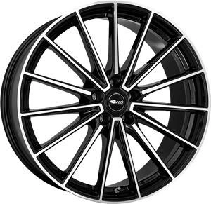 Brock B43 schwarz glanz front-poliert (7.5x20) schwarz