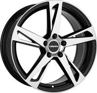 Carmani 16 Anton kristall silber 7.5x17 ET38 - LK5/114.3 ML72.6 Alufelge silber