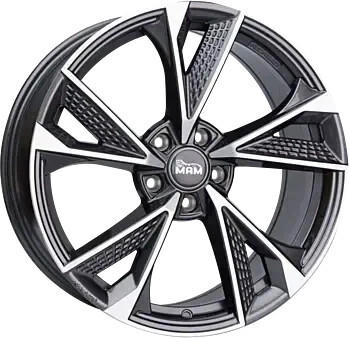 MAM RS6 paladium front polish (8x18) grau
