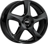 TEC Speedwheels AS5 black glossy 7x17 ET32 - LK4/108 ML65.1 Alufelge schwarz
