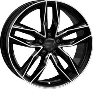 2DRV WH40 8.5x19 5/112 ET32 schwarz Front poliert