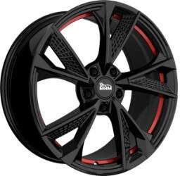 MAM RS6 7.5x17 5/108 ET45 schwarz undercut rot