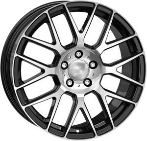 2DRV WH26 8x18 5/108 ET45 schwarz Front poliert