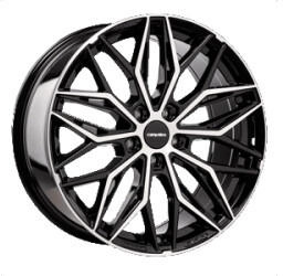 Carmani 26 Max 7x17 5/112 ET54 schwarz Front poliert