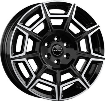 GMP Pervan 8x18 5/120 ET52 schwarz front poliert