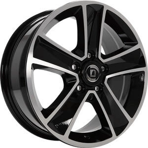 DIEWE MAMMUT5 7x16 5/114 ET45 schwarz front poliert