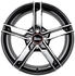 MAM W4 6.5x16 5/112 ET38 schwarz Front poliert