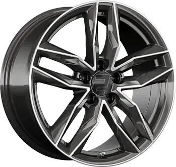 2DRV WH40 8x18 5/112 ET40 gun-metal-poliert