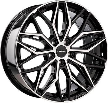 Carmani 26 Max 8.5x19 5/114 ET40 schwarz Front poliert