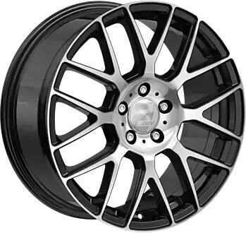 2DRV WH26 8x18 5/100 ET35 schwarz Front poliert