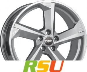 DBV Torino III hyper silber poliert 7.5x17 ET48 LK5/112 ML70.1 silber