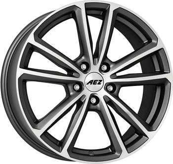 AEZ Tioga graphite matt polished 8x19 ET39 LK5/112 ML66.6 grau