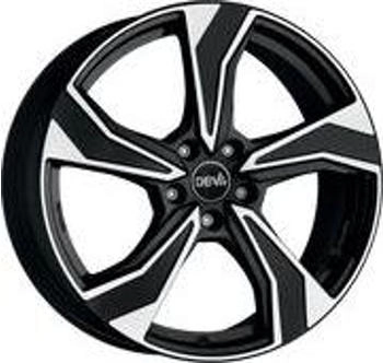 DBV Venezia KB schwarz poliert 7.5x19 ET50 LK5/112 ML57.1 schwarz