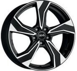 DBV Venezia KB schwarz poliert 7x17 ET47 LK5/114.3 ML67.1 schwarz