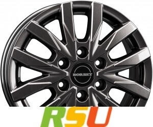 Borbet CW6 mistral anthracite glossy 7.5x18 ET47 LK6/130 ML84.1 grau