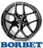 Borbet Y black glossy 8.5x18 ET40 LK5/112 ML66.6 schwarz