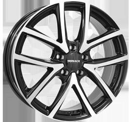 Monaco CL2 schwarz glanz poliert 8x19 ET42 LK5/114.3 ML67.1 schwarz